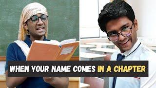 When your name comes in a chapter | Manish Kharage #shorts