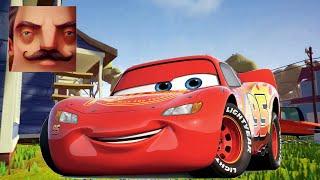 Hello Neighbor - My New Neighbor Cars Lightning McQueen History Gameplay Walkthrough