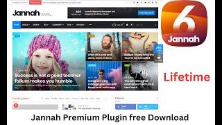 Jannah Theme Premium for Free Download | License LifeTime