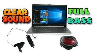 How to repair laptop internal speaker|Enhance sound quality|Make any laptop louder than original one