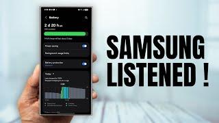 Samsung Has Added The Most Requested Battery Feature on Galaxy Phones !