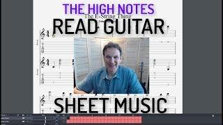 Learn To Read The High Notes On Guitar