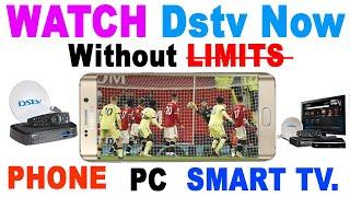 How to Watch all dstv channels on phone or PC without limits (login with Over 4 devices e.g 10