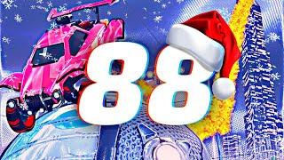 ROCKET LEAGUE INSANITY 88 ! (BEST GOALS, FREESTYLES) MERRY CHRISTMAS ️