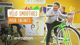 Vélo à smoothies pour les enfants | Animation Permajuice