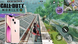 IPHONE 13  CALL OF DUTY MOBILE + 60 FPS FULL GAMEPLAY ALCATRAZ