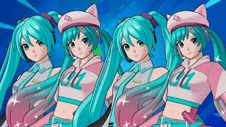 Fortnite, but with 4 MIKUS 