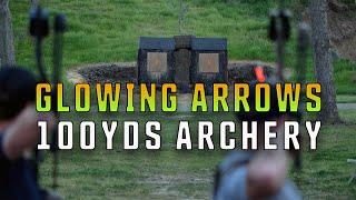 Glowing Arrows Long Distance Archery  Shots (100 YDS Lighted Nocks)