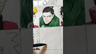 Drawing Naruto characters with chits part 9 #anime #naruto