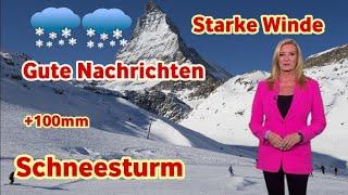 Wintervorhersage : Stürmischer Schneefall mit orkanartigen Winden – chaotisches Wetter voraus