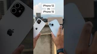 iPhone 12 vs iPhone 15 Camera Zoom Test #shorts