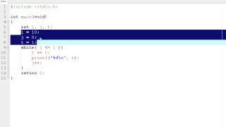 How to Program in C: Tutorial 8 While loops