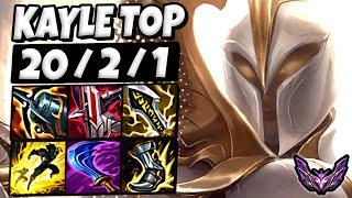 Kayle vs Aatrox TOP [ Quadra Kill ] Patch 14.18 Korea Master 