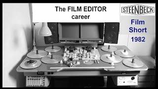 Vintage Tech: "The Film Editor" Career 1982 Steenbeck 16mm film cores, splicing