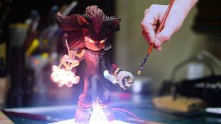 How to make Sonic  Shadow the Hedgehog power up diorama / clay