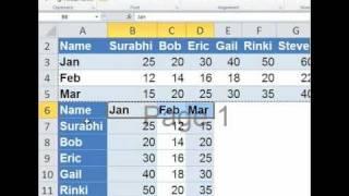 Excel Convert Rows to columns and Columns to Rows