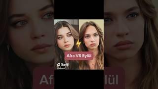 Afra VS Eylül #afrasaraçoğlu #eylültumbar #yalıçapkını #kendidüşenağlamaz