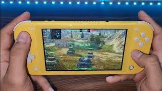 World Of Tanks Blitz Gameplay (Nintendo Switch Lite)