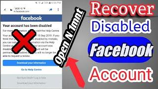 Recover Disabled Facebook Account2022 / How To Recover Facebook Disabled Account / Technical Abuxar