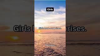 Girls LOVE Surprises and Here's Why?? #shorts #subscribe