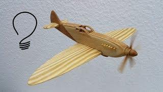 How to Make a Spitfire Fighter Aircraft out of Wood