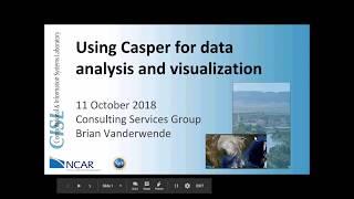 Using Casper for Data Analysis and Visualization