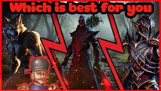 ESO Werewolf Vs Vampire Vs Normal Person Which is Best for You in 2022 Elder Scrolls Online Firesong