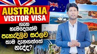 Australia Visitor Visa | Australia tourist visa | Australia business visa | WhatsApp +94 71 435 6172