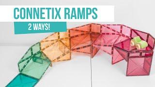 How to build CONNETIX Tiles Ramps - 2 Ways!