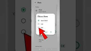 Whatsapp Dark Mode | How To Enable Dark Mode On WhatsApp | #sorts #viralvideo #tech #trending
