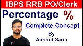 Percentage Tricks For Bank Po Clerk SSC IBPS RRB PO Clerk