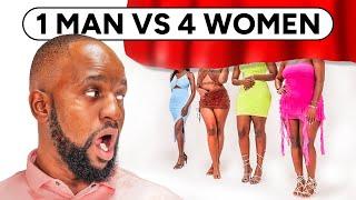 African Man Dates 4 Women Behind The Curtain