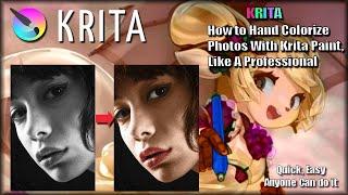 How to Hand Colorize Photos With Krita Paint, Like A Professional