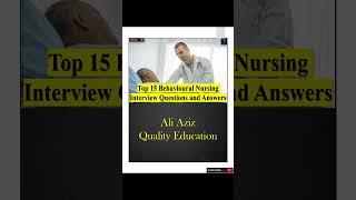 PASS Your Behavioural Nursing Interview | ‪@AliAzizQualityEducation‬