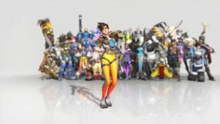 Overwatch Tracer Dance Emote Animated Wallpaper 1080p FULLHD