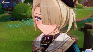 Freminet's blushing is so utterly cute!  | Genshin Impact