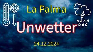 ️ SEVERE WEATHER! Daily La Palma weather update | Tuesday 24.12.2024