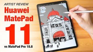 Huawei MatePad 11 vs MatePad Pro 10.8 (2021) artist review