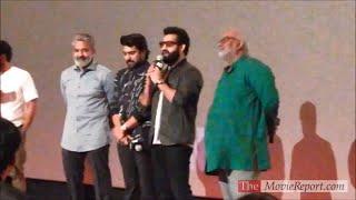 RRR talk w/ Jr NTR, Ram Charan, SS Rajamouli, MM Keeravaani @ Hollywood -January 9,2023 4K #RRRMovie