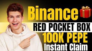 Binance Red Pocket Code Today | Red Packet Code In Binance | Binance Crypto Box | Red Packet Code