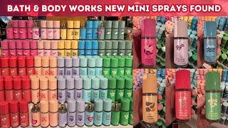 Bath & Body Works New Mini Sprays Found - 10 New Fragrances!