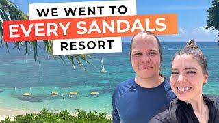 UPDATED! Which Sandals Resort is BEST 2024 | We went to ALL 18 Sandals Resorts to help you choose