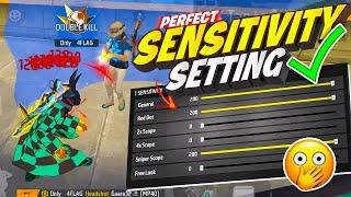 Best Sensitivity Setting For Headshot️ Cute Girl Impressed By My Movement Speed Gameplay