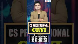 CS Professional Knowledge Series-8 | CRVI | Group-2 | CS NKJ CS CLASSES #csprofessional #shorts