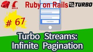 Ruby on Rails #67 Streams: Infinite Scroll Pagination