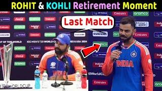 Rohit Sharma and Virat Kohli got retired from T20 internationals played last match