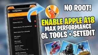 GLTools Apple A18 Pro Script | Unlock Your Device Performance +120FPS - Without Root