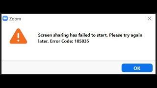 ZOOM 105035 PROBLEM SOLVED 100% Problems sharing a screen.