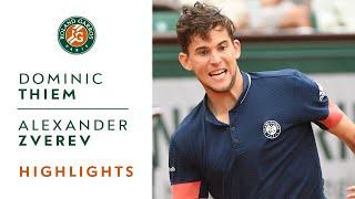 Dominic Thiem vs Alexander Zverev - Quarter-Final Highlights I Roland-Garros 2018