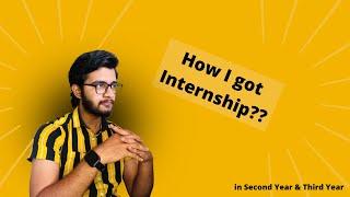 How I got internship | Kaabil Engineer